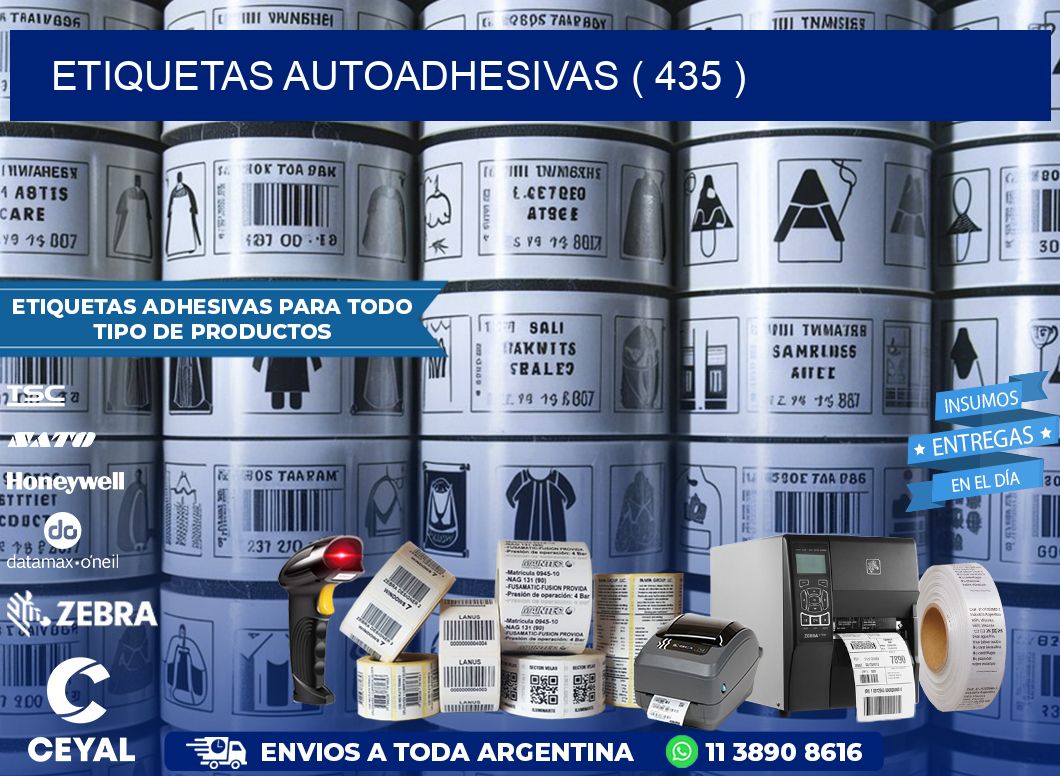 ETIQUETAS AUTOADHESIVAS ( 435 )