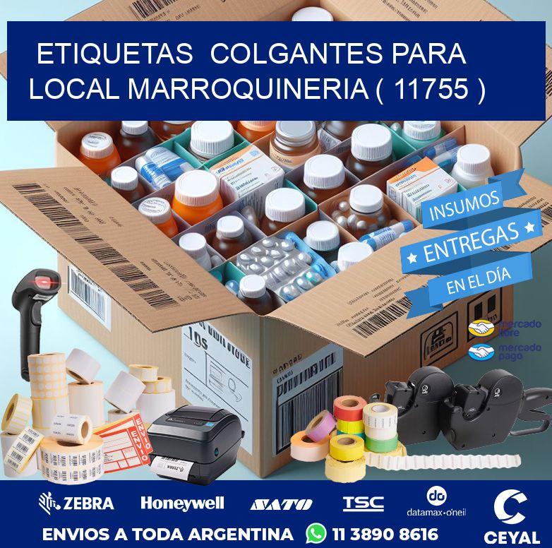 ETIQUETAS  COLGANTES PARA LOCAL MARROQUINERIA ( 11755 )