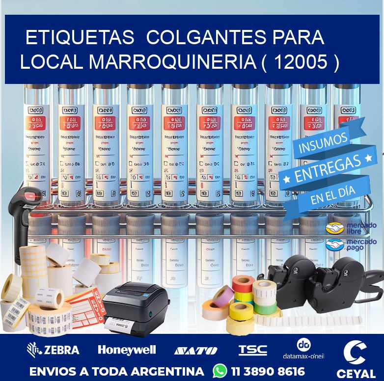 ETIQUETAS  COLGANTES PARA LOCAL MARROQUINERIA ( 12005 )