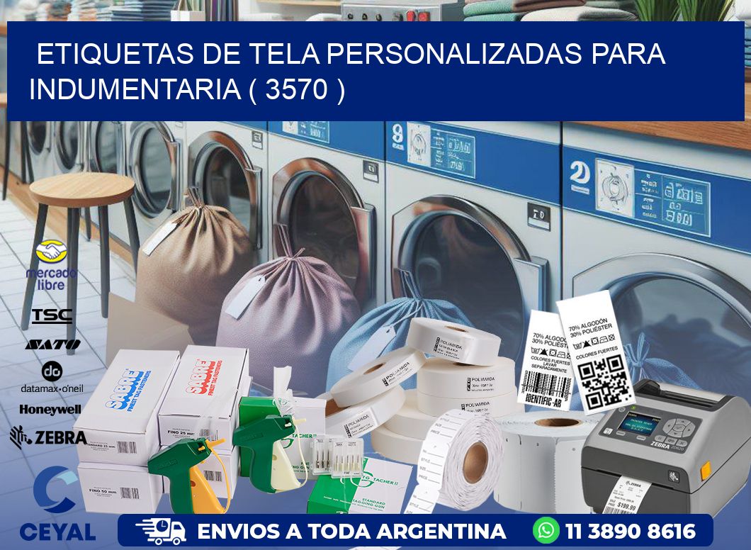 ETIQUETAS DE TELA PERSONALIZADAS PARA INDUMENTARIA ( 3570 )