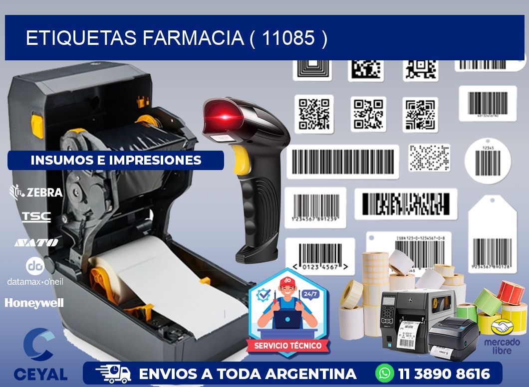 ETIQUETAS FARMACIA ( 11085 )