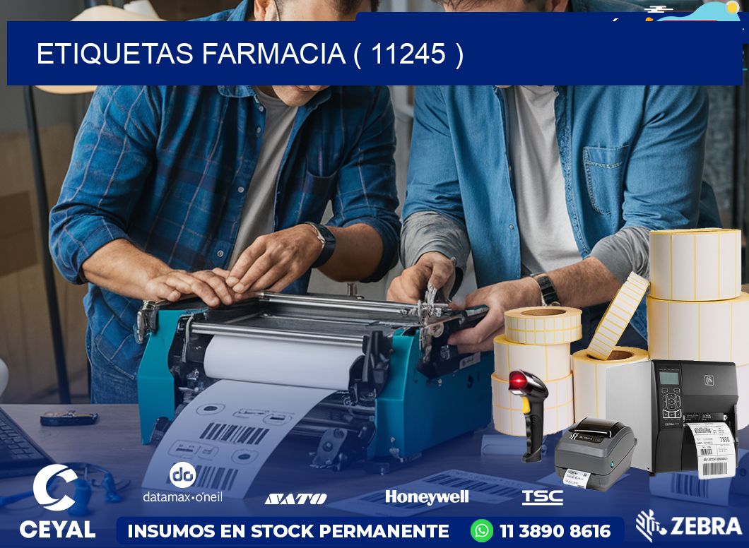 ETIQUETAS FARMACIA ( 11245 )