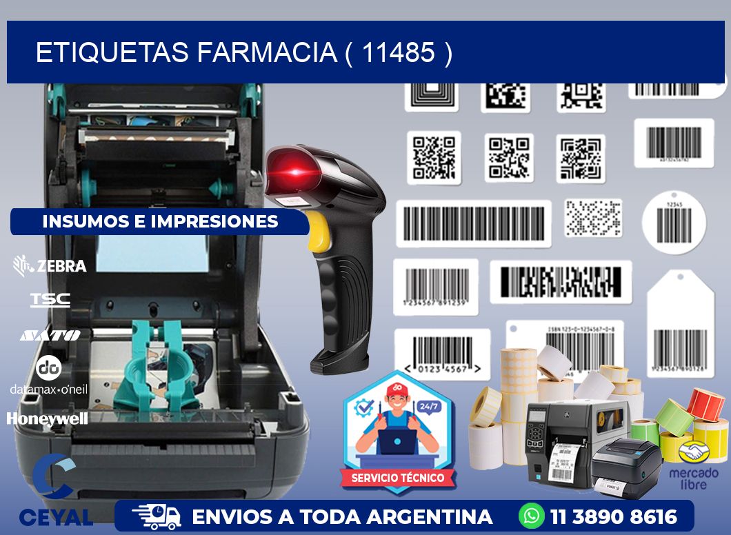 ETIQUETAS FARMACIA ( 11485 )