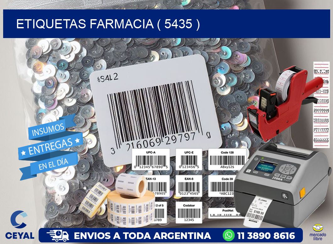 ETIQUETAS FARMACIA ( 5435 )
