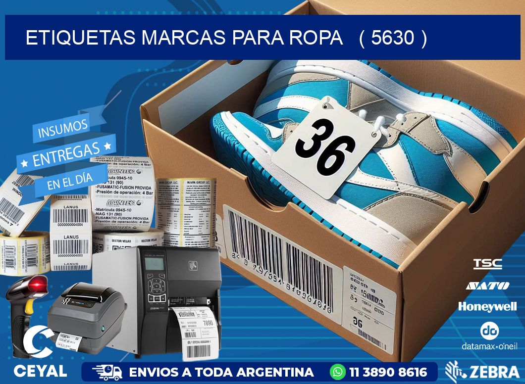 ETIQUETAS MARCAS PARA ROPA   ( 5630 )