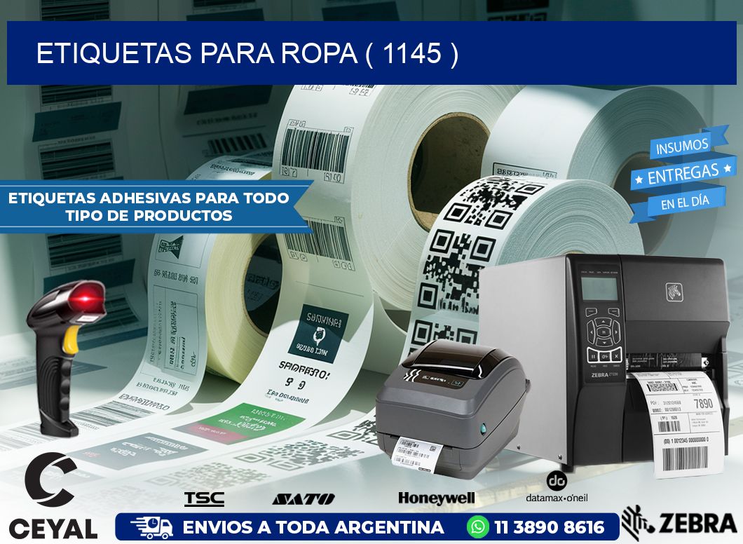 ETIQUETAS PARA ROPA ( 1145 )
