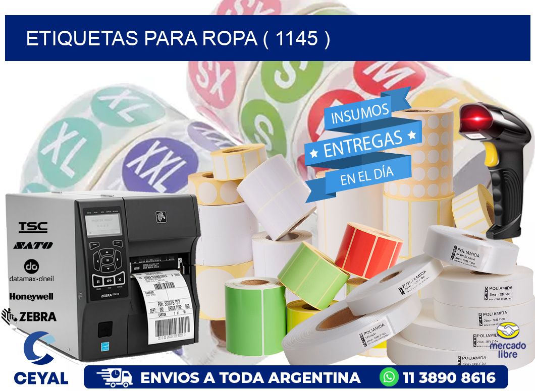 ETIQUETAS PARA ROPA ( 1145 )