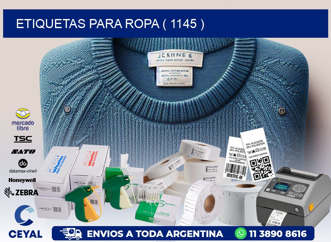 ETIQUETAS PARA ROPA ( 1145 )