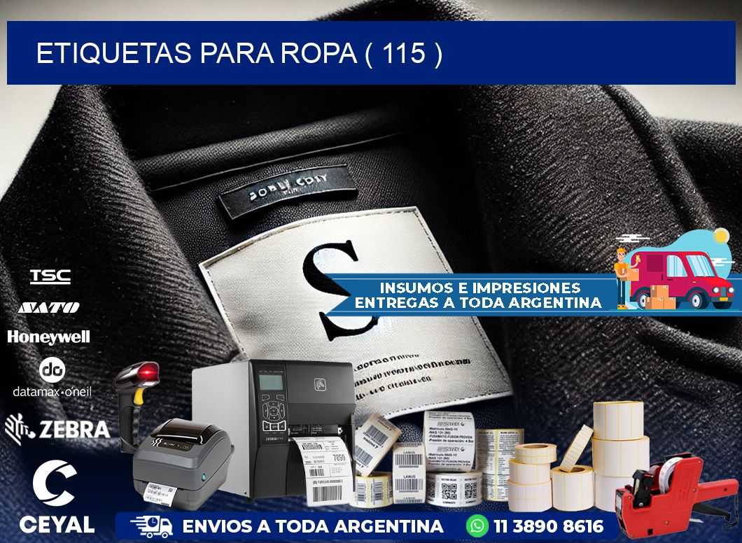 ETIQUETAS PARA ROPA ( 115 )
