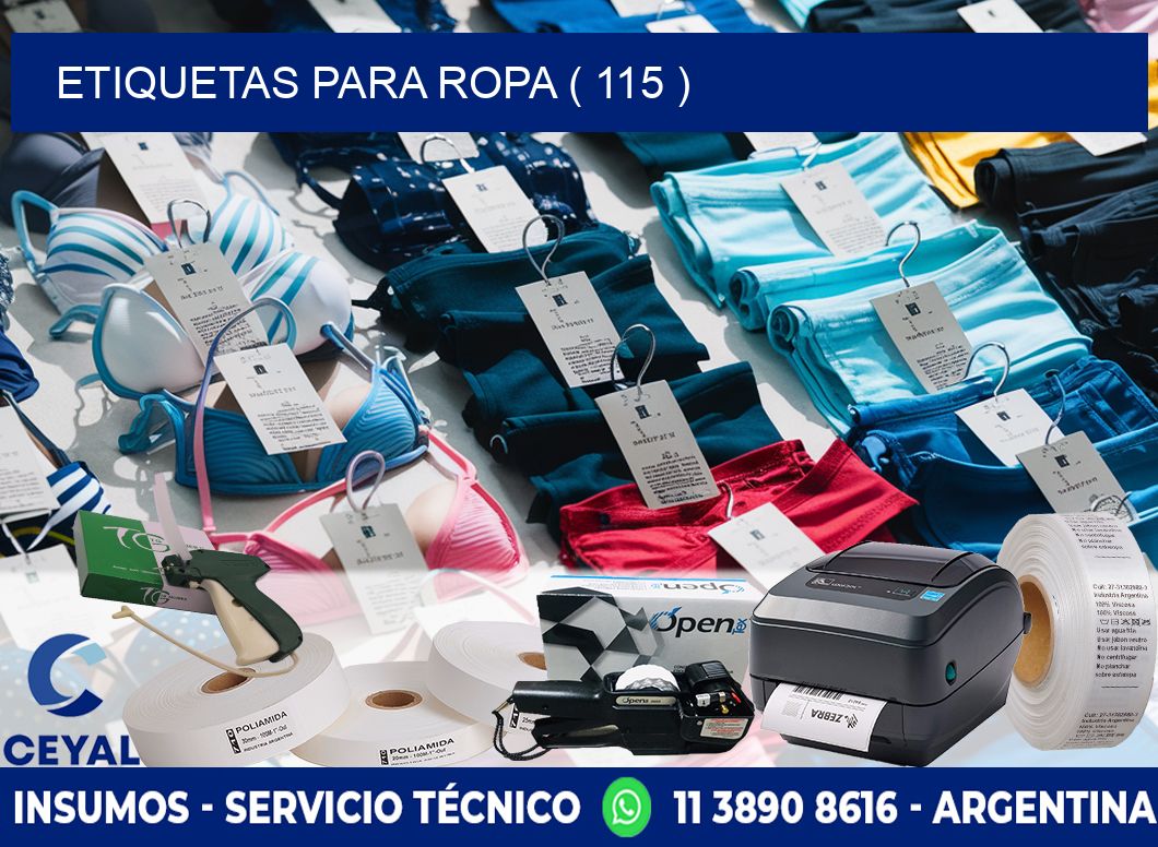 ETIQUETAS PARA ROPA ( 115 )