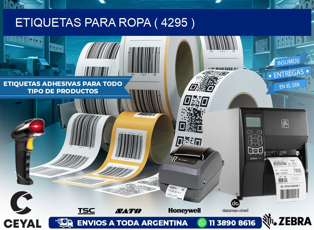 ETIQUETAS PARA ROPA ( 4295 )