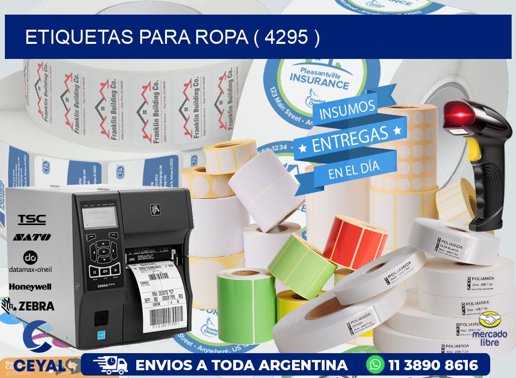 ETIQUETAS PARA ROPA ( 4295 )