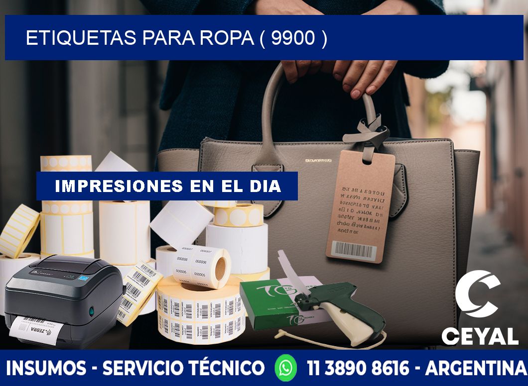 ETIQUETAS PARA ROPA ( 9900 )