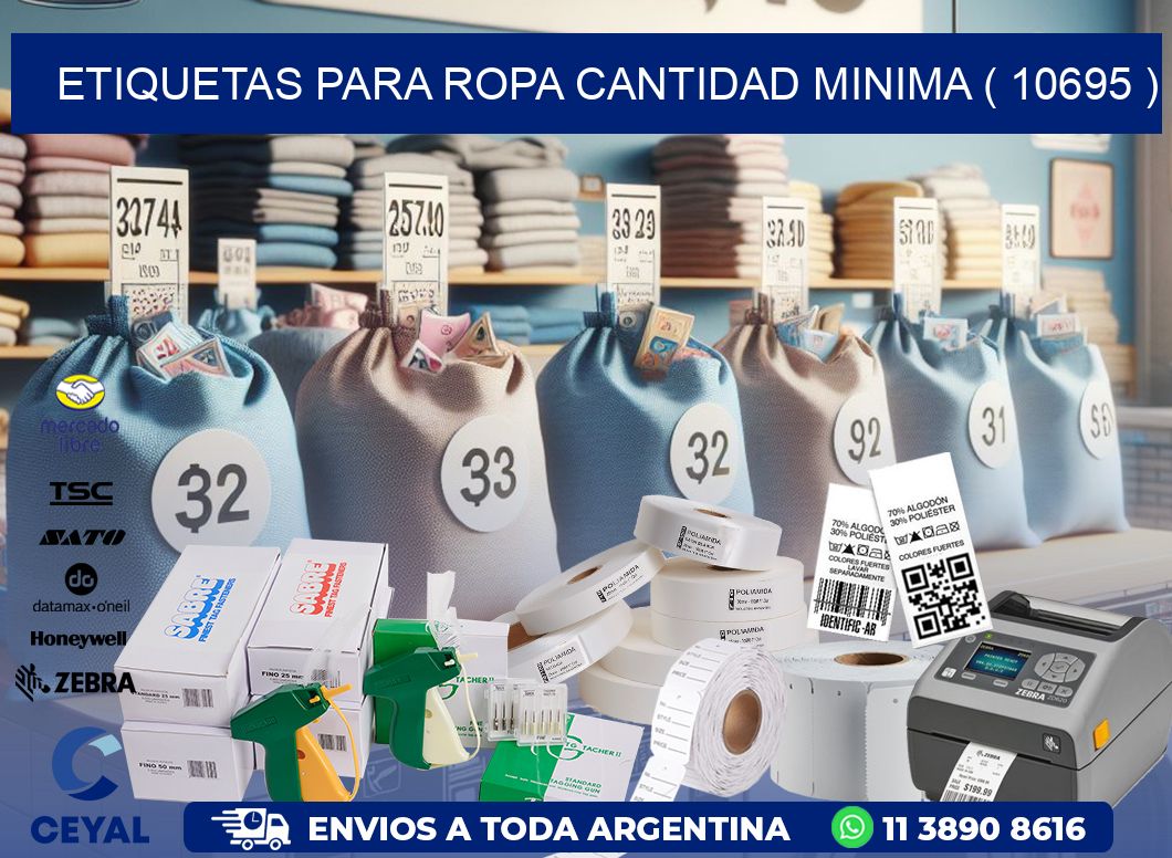 ETIQUETAS PARA ROPA CANTIDAD MINIMA ( 10695 )