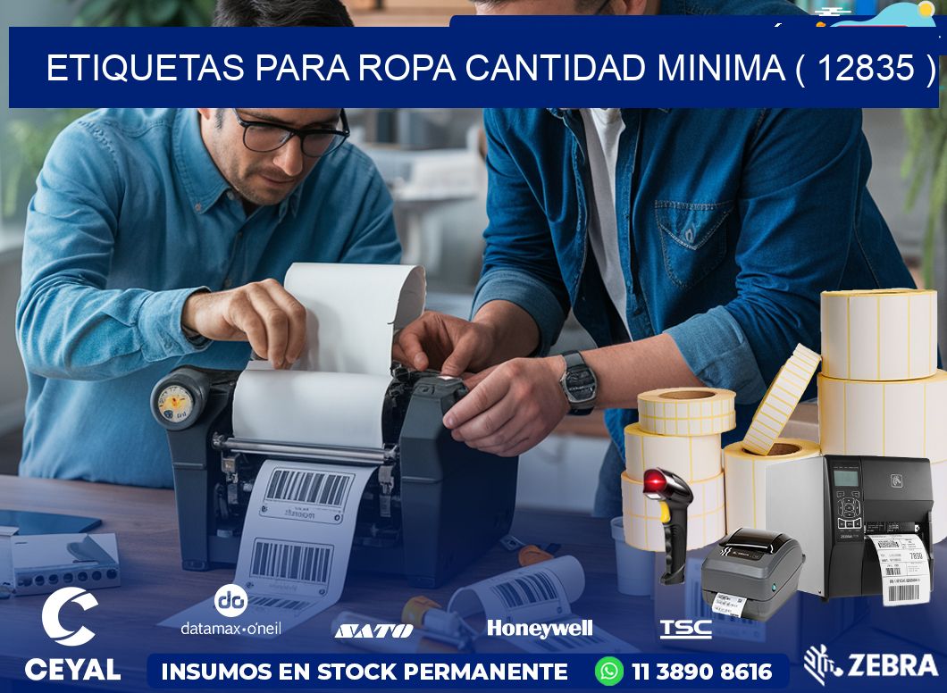 ETIQUETAS PARA ROPA CANTIDAD MINIMA ( 12835 )