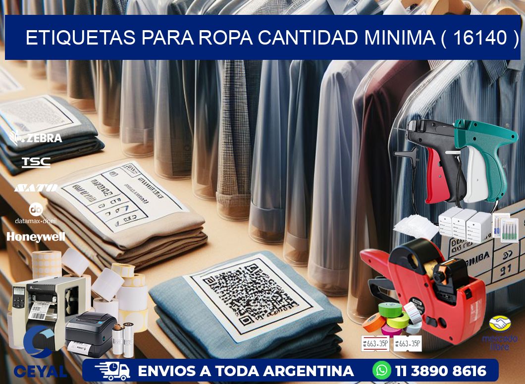 ETIQUETAS PARA ROPA CANTIDAD MINIMA ( 16140 )
