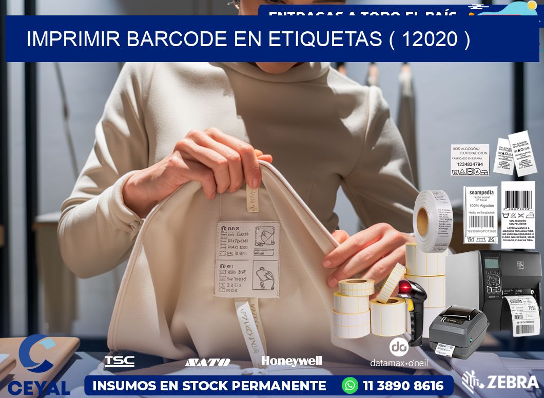IMPRIMIR BARCODE EN ETIQUETAS ( 12020 )