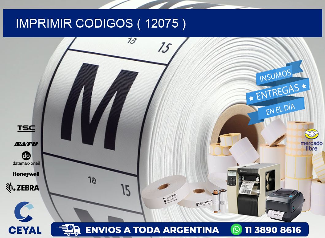 IMPRIMIR CODIGOS ( 12075 )