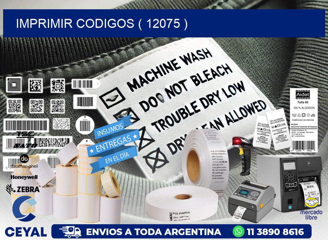 IMPRIMIR CODIGOS ( 12075 )