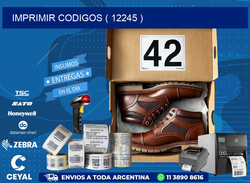 IMPRIMIR CODIGOS ( 12245 )