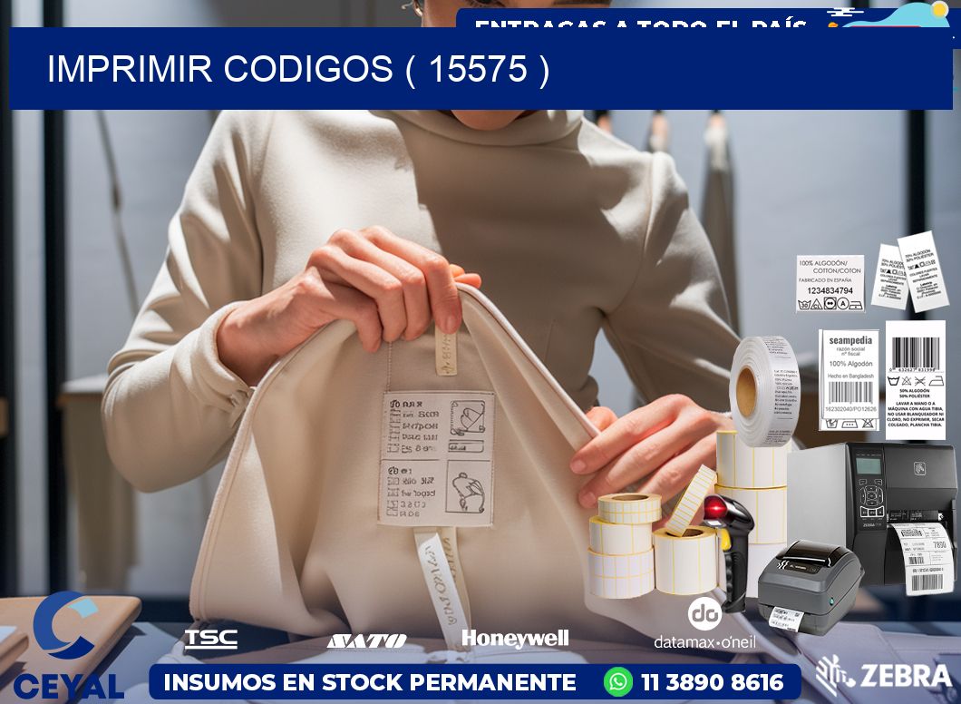 IMPRIMIR CODIGOS ( 15575 )