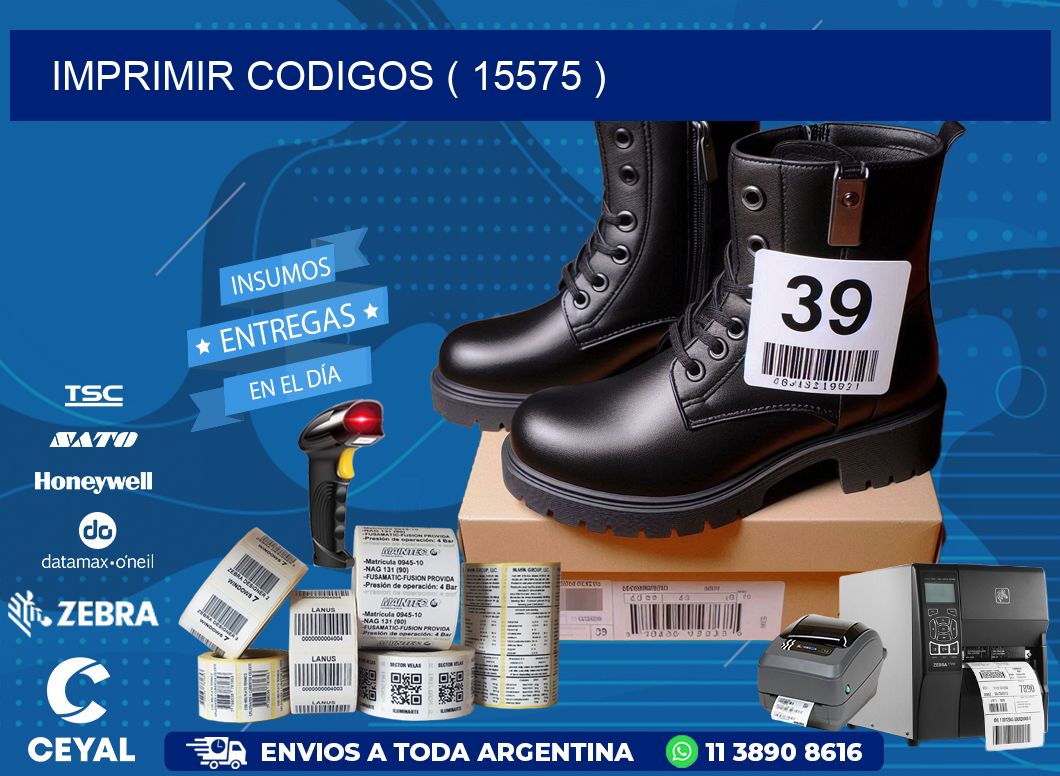 IMPRIMIR CODIGOS ( 15575 )