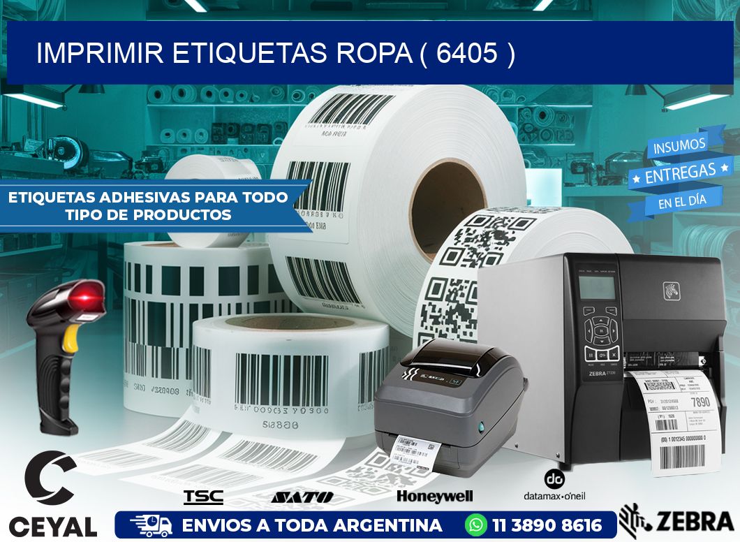 IMPRIMIR ETIQUETAS ROPA ( 6405 )