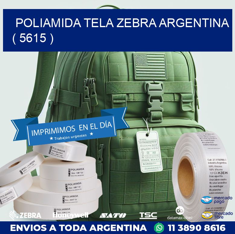 POLIAMIDA TELA ZEBRA ARGENTINA ( 5615 )