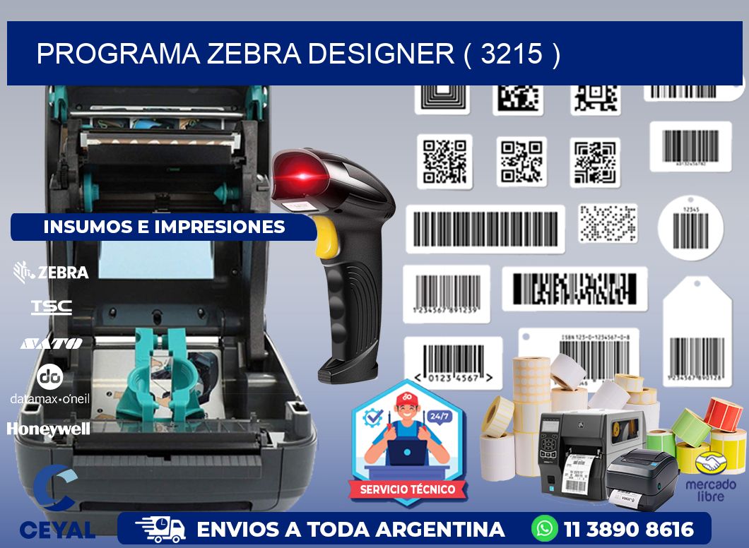 PROGRAMA ZEBRA DESIGNER ( 3215 )