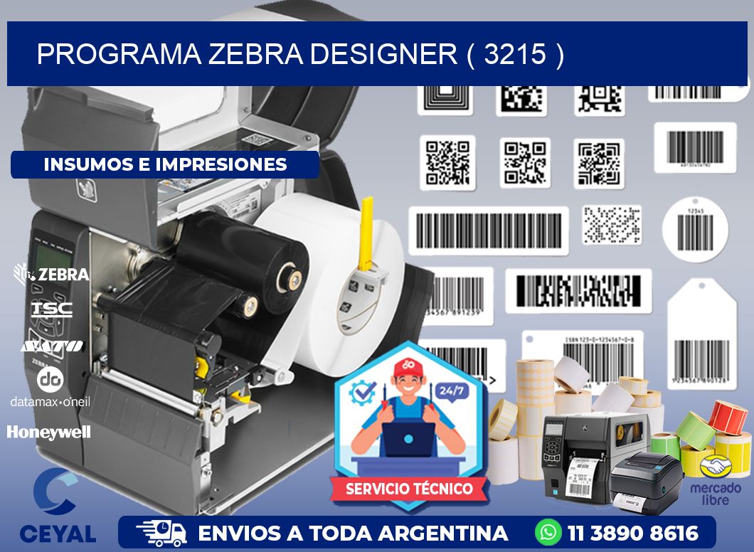 PROGRAMA ZEBRA DESIGNER ( 3215 )