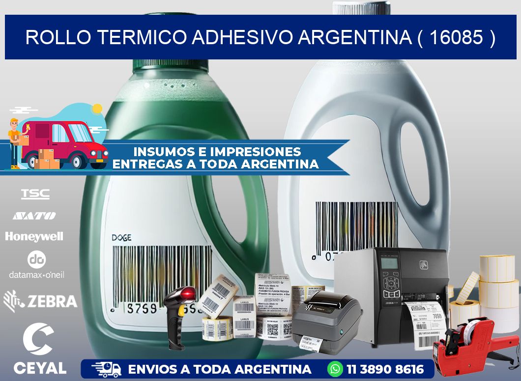ROLLO TERMICO ADHESIVO ARGENTINA ( 16085 )