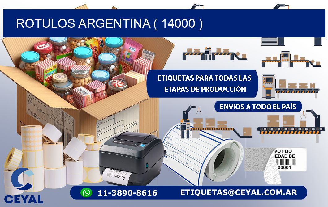 ROTULOS ARGENTINA ( 14000 )
