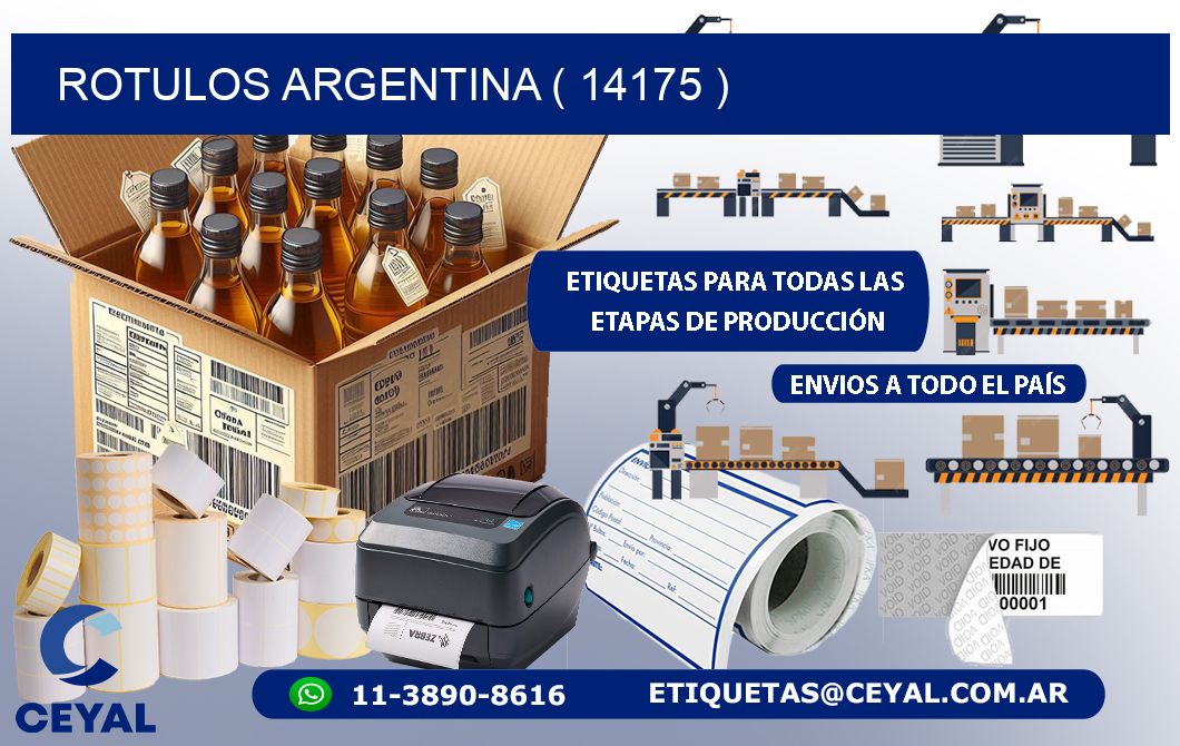 ROTULOS ARGENTINA ( 14175 )