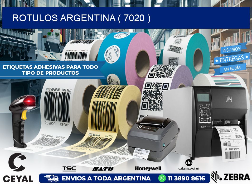 ROTULOS ARGENTINA ( 7020 )