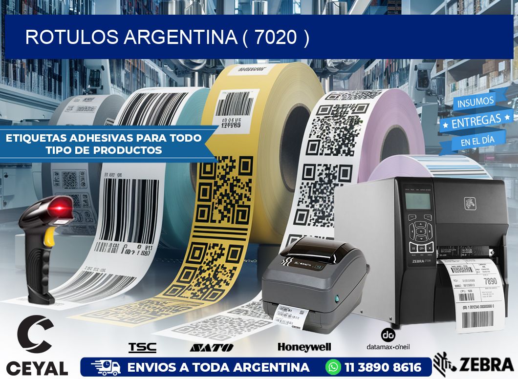 ROTULOS ARGENTINA ( 7020 )