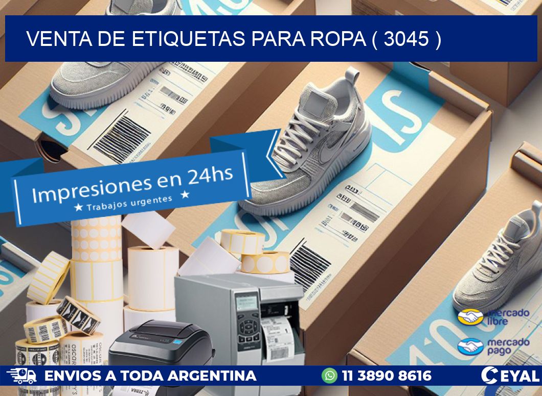 VENTA DE ETIQUETAS PARA ROPA ( 3045 )