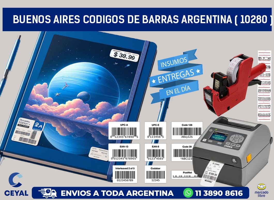 buenos aires codigos de barras argentina ( 10280 )