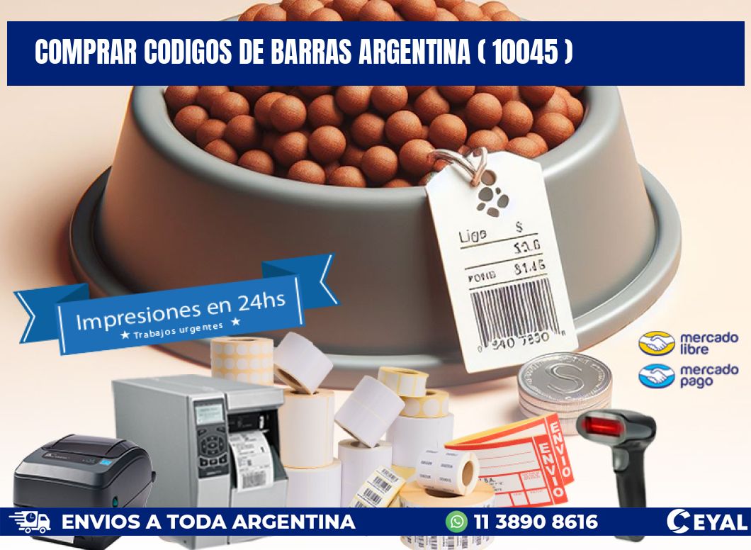 comprar codigos de barras argentina ( 10045 )