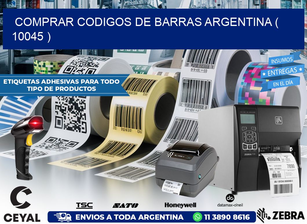 comprar codigos de barras argentina ( 10045 )