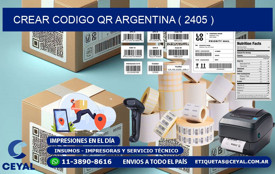 crear codigo qr argentina ( 2405 )