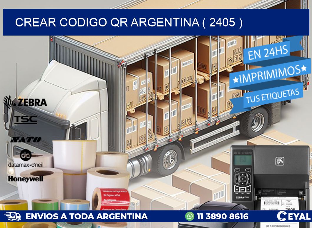 crear codigo qr argentina ( 2405 )