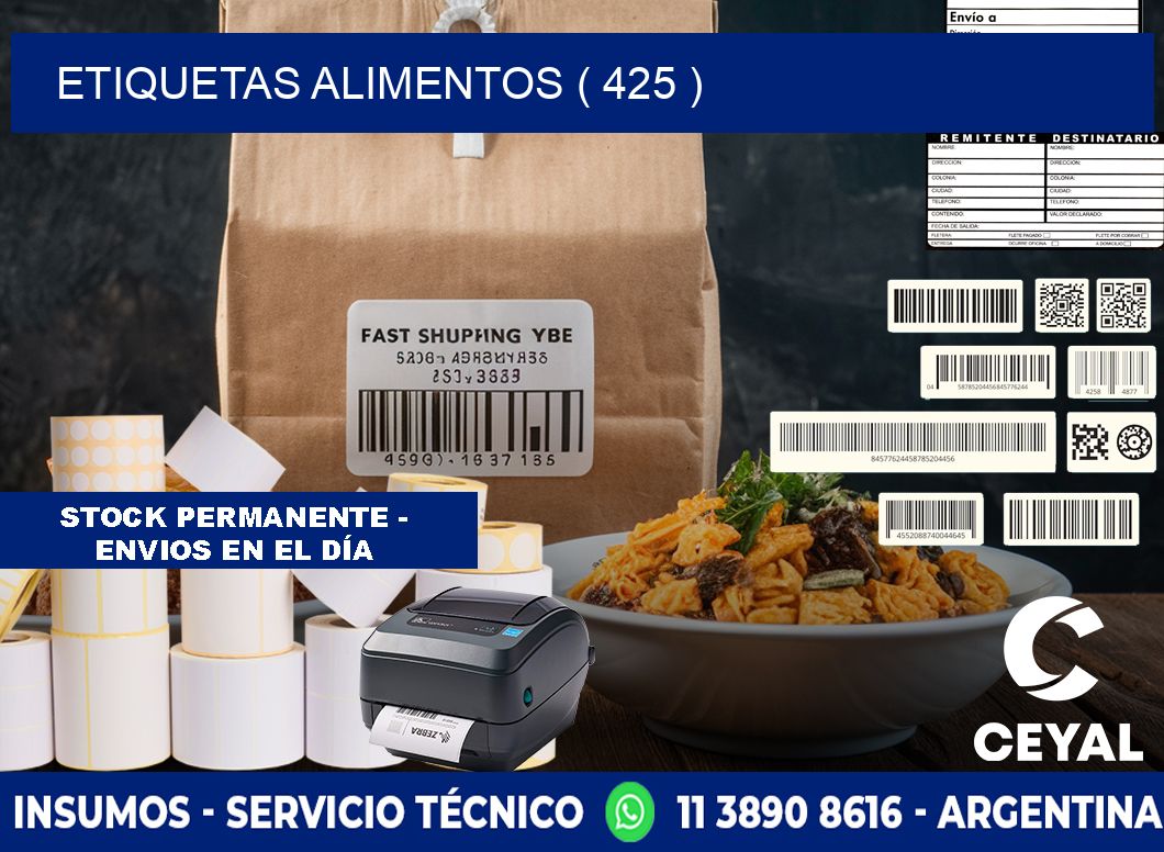etiquetas alimentos ( 425 )