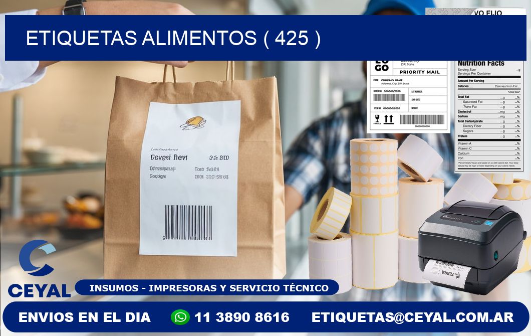 etiquetas alimentos ( 425 )