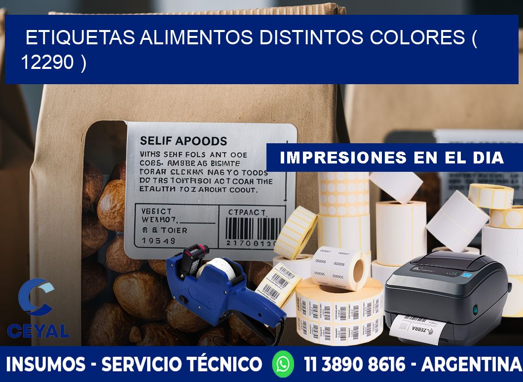 etiquetas alimentos distintos colores ( 12290 )