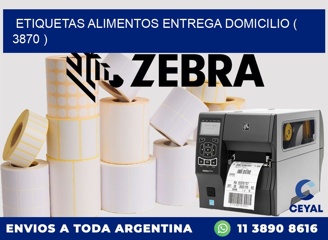 etiquetas alimentos entrega domicilio ( 3870 )