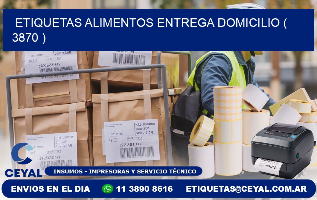 etiquetas alimentos entrega domicilio ( 3870 )