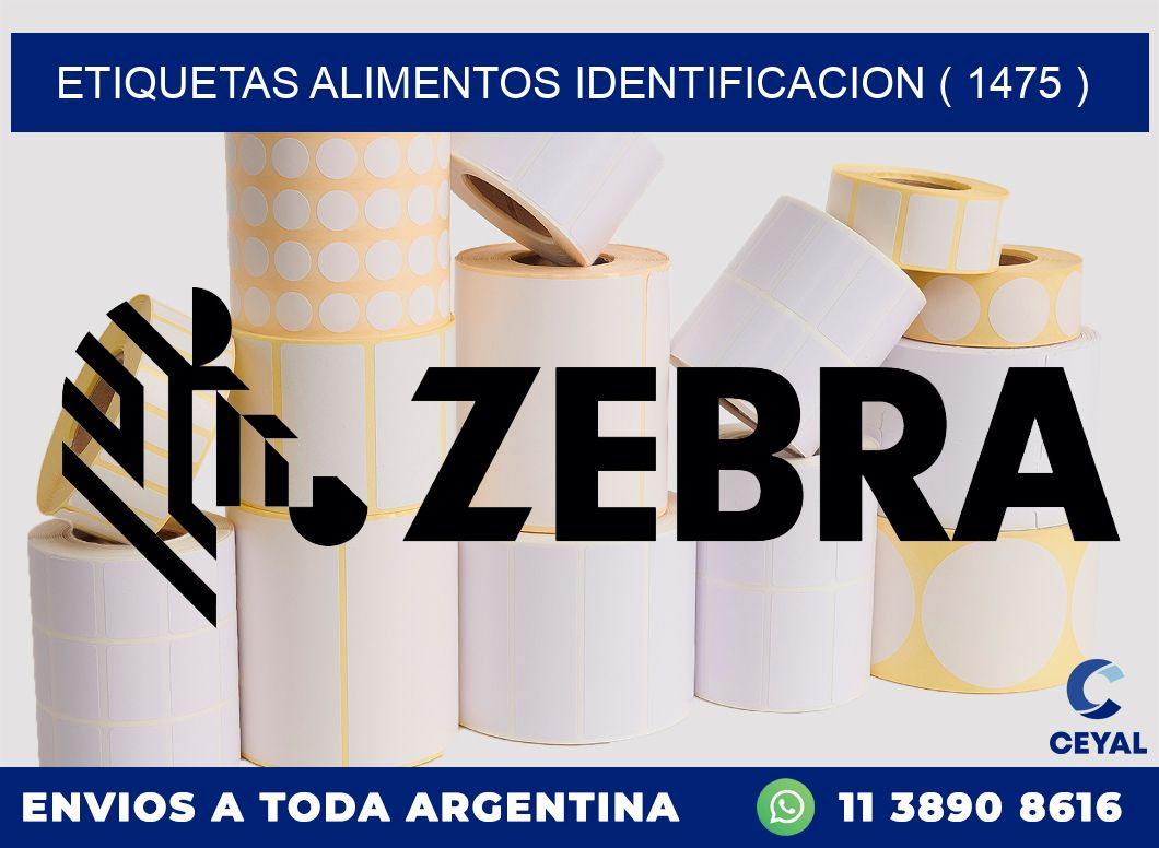 etiquetas alimentos identificacion ( 1475 )