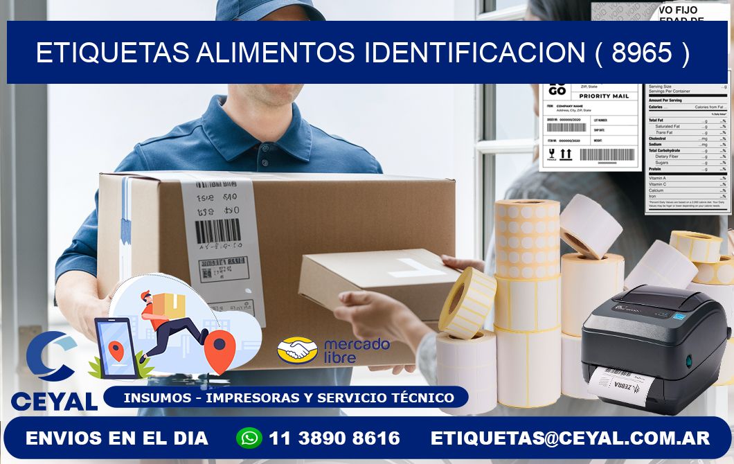 etiquetas alimentos identificacion ( 8965 )