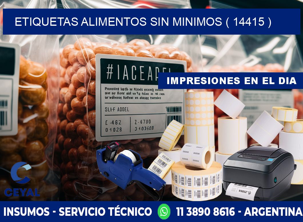 etiquetas alimentos sin minimos ( 14415 )