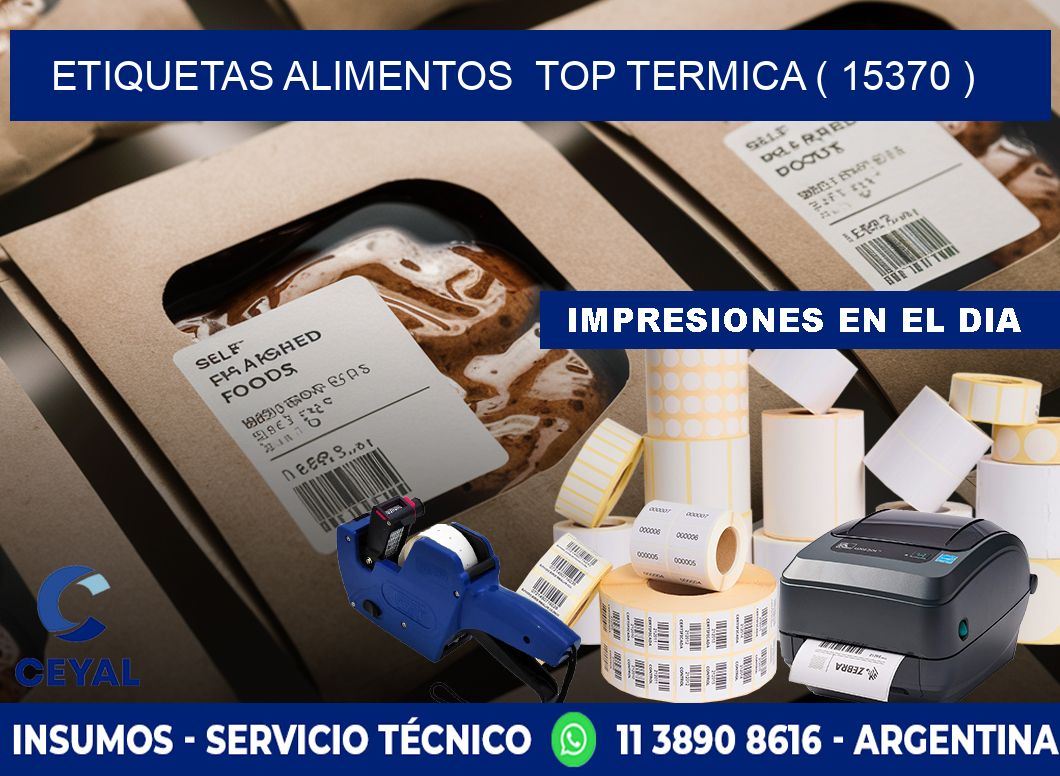 etiquetas alimentos  top termica ( 15370 )